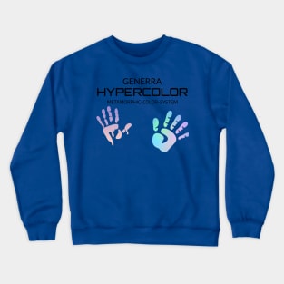 90s nostalgia:  Fake Hypercolor throwback design - not heat activated Crewneck Sweatshirt